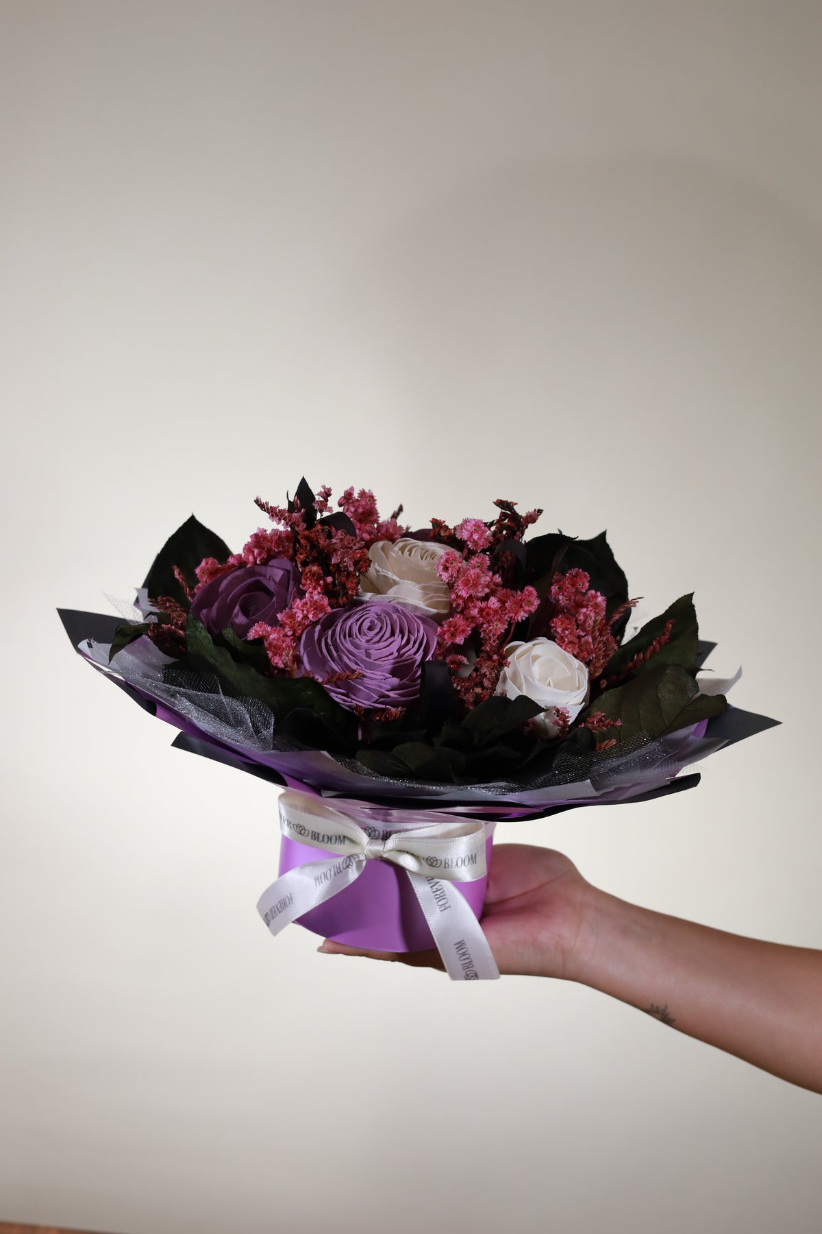 Bloom Lila Centerpiece