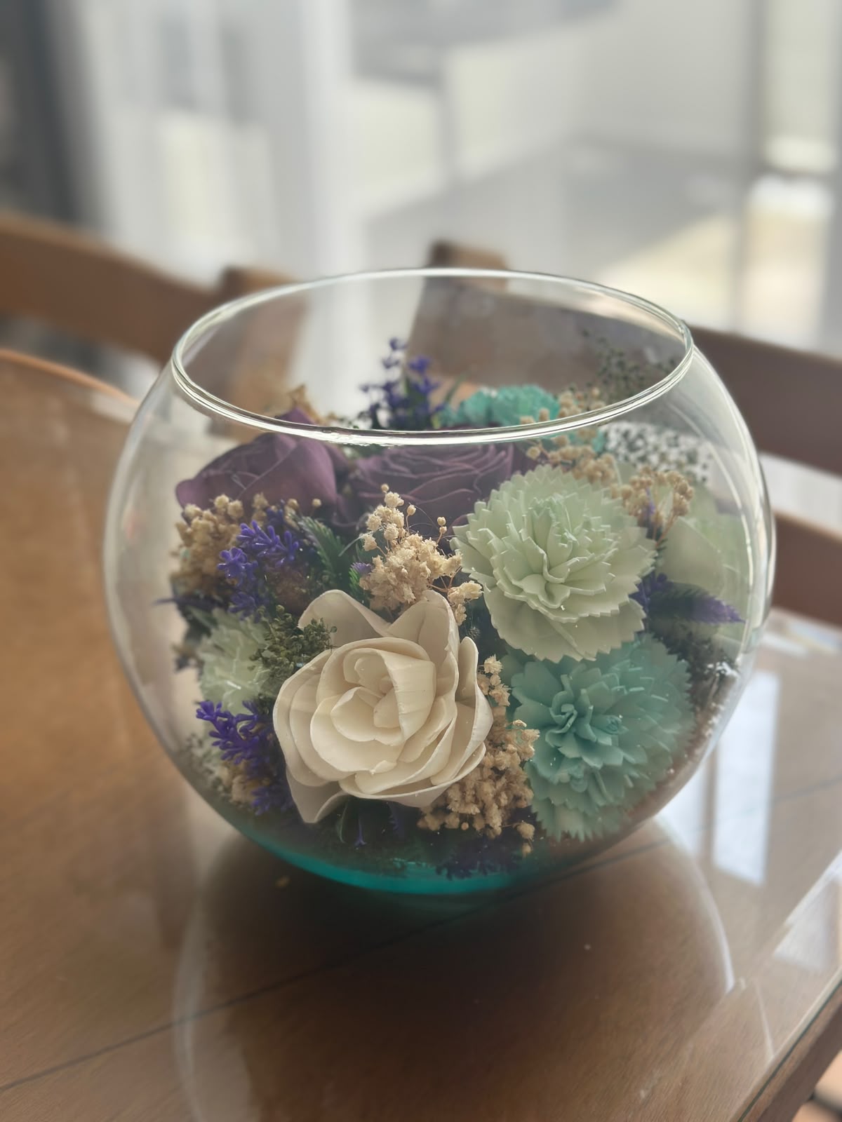 Bloom Lime Cristal Sphere
