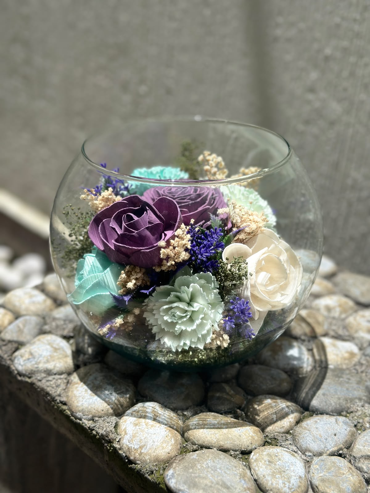 Bloom Lime Cristal Sphere