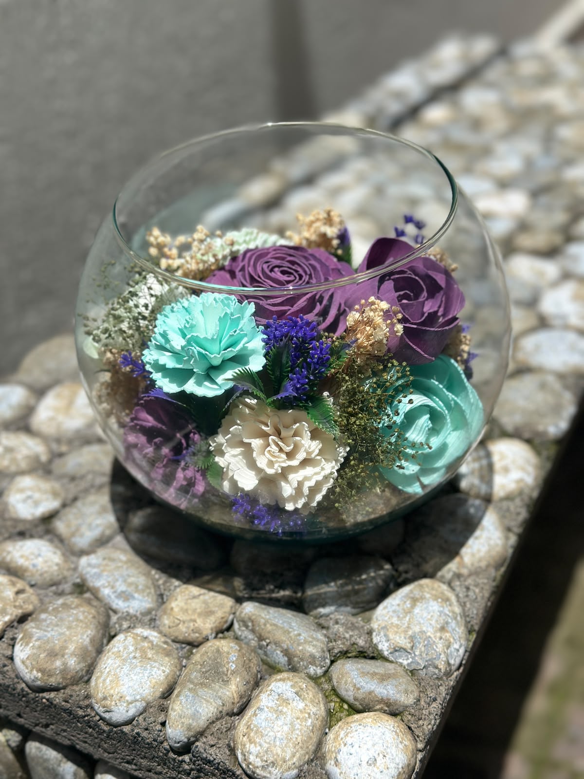 Bloom Lime Cristal Sphere