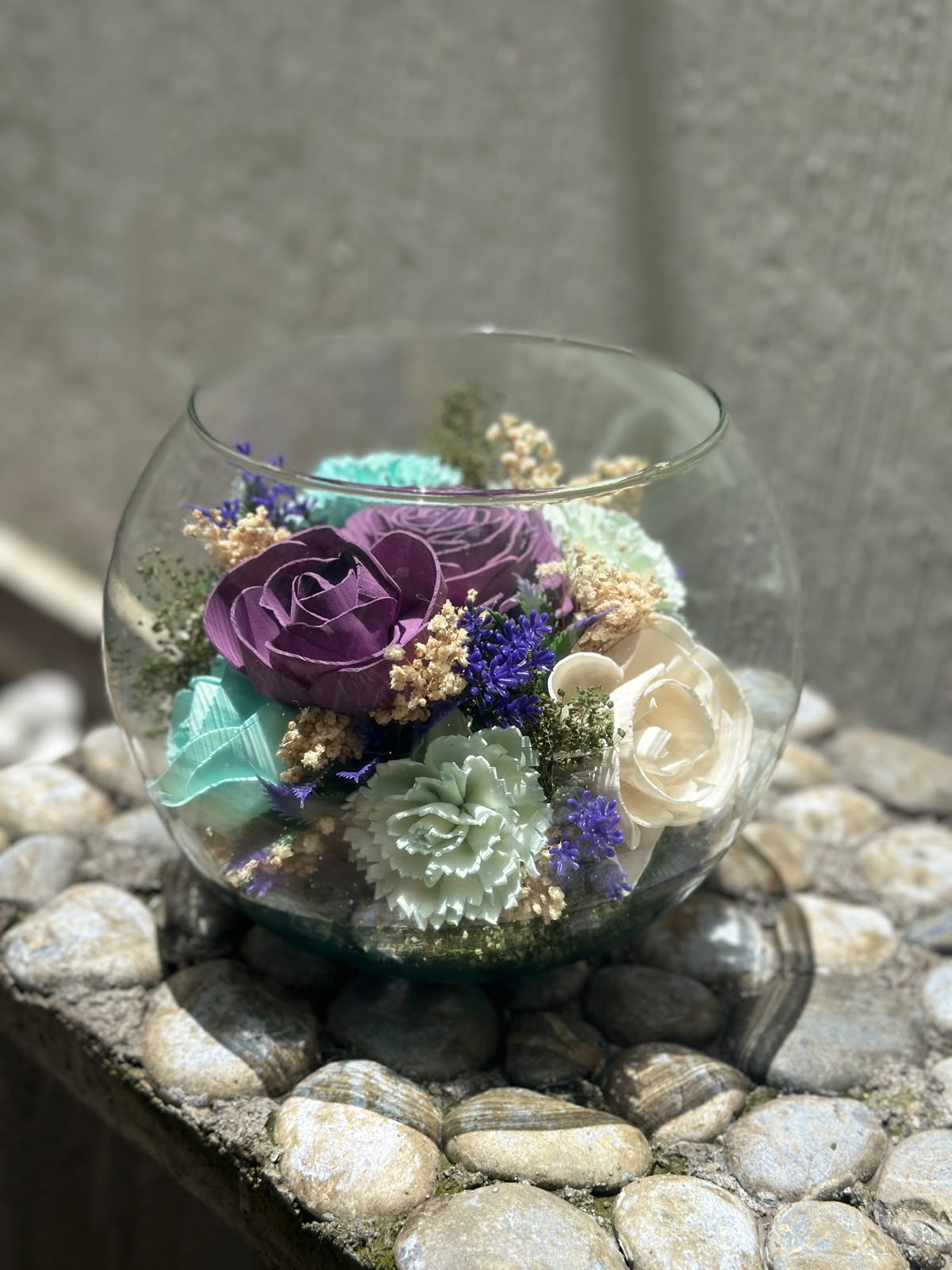 Bloom Lime Cristal Sphere