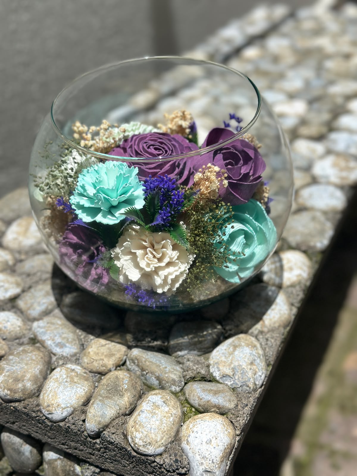 Bloom Lime Cristal Sphere