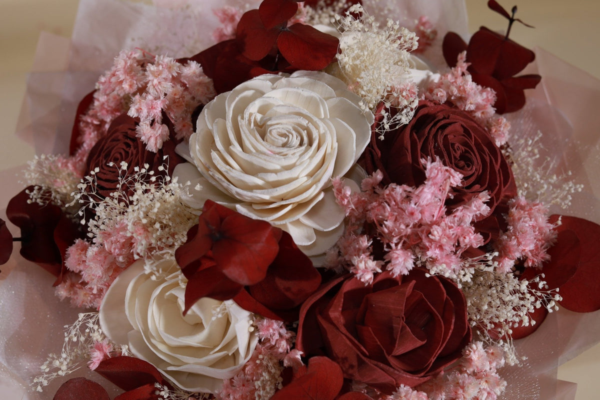 Bloom Burgundy Centerpiece