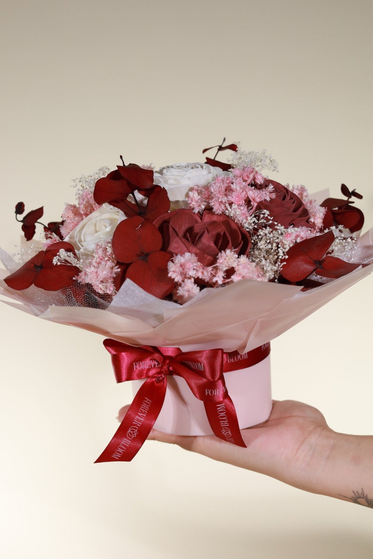 Bloom Burgundy Centerpiece